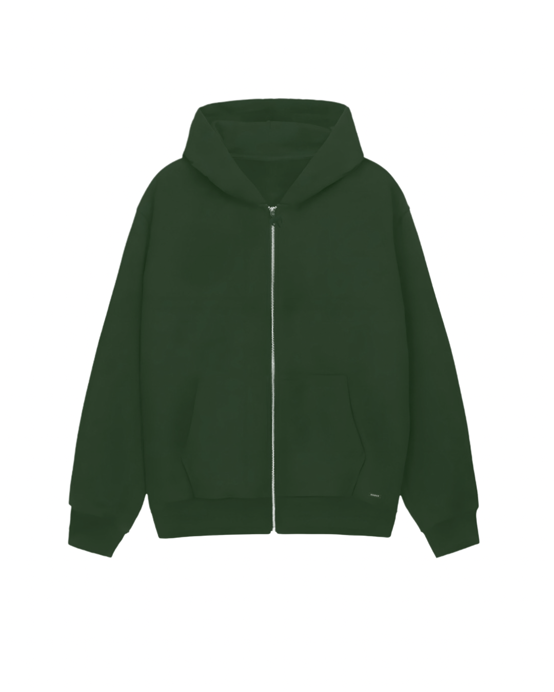Dark Green Zip-Up
