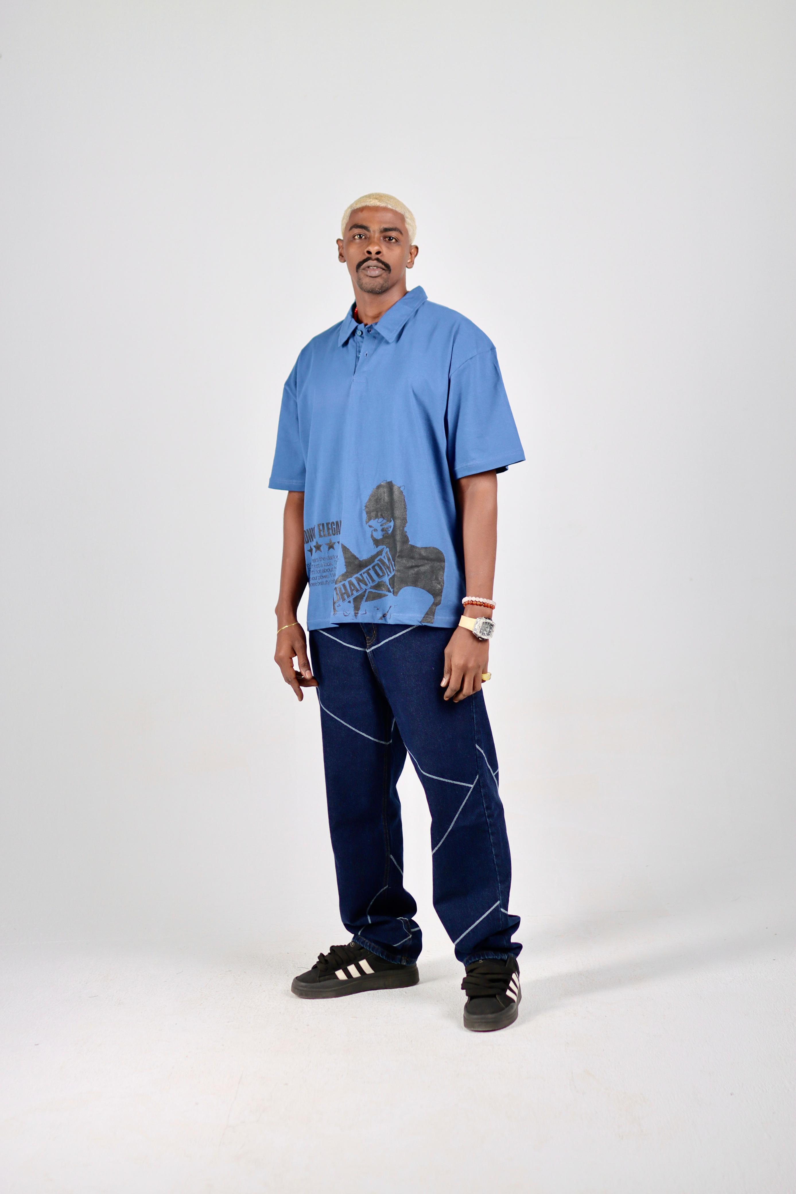Blue yeat polo