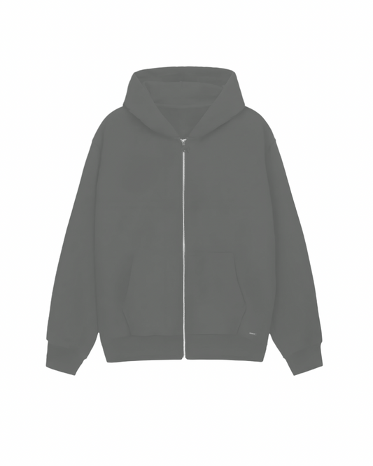 Dark Gray Zip-Up