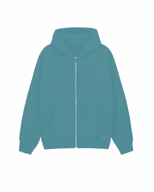Turquoise Zip-Up