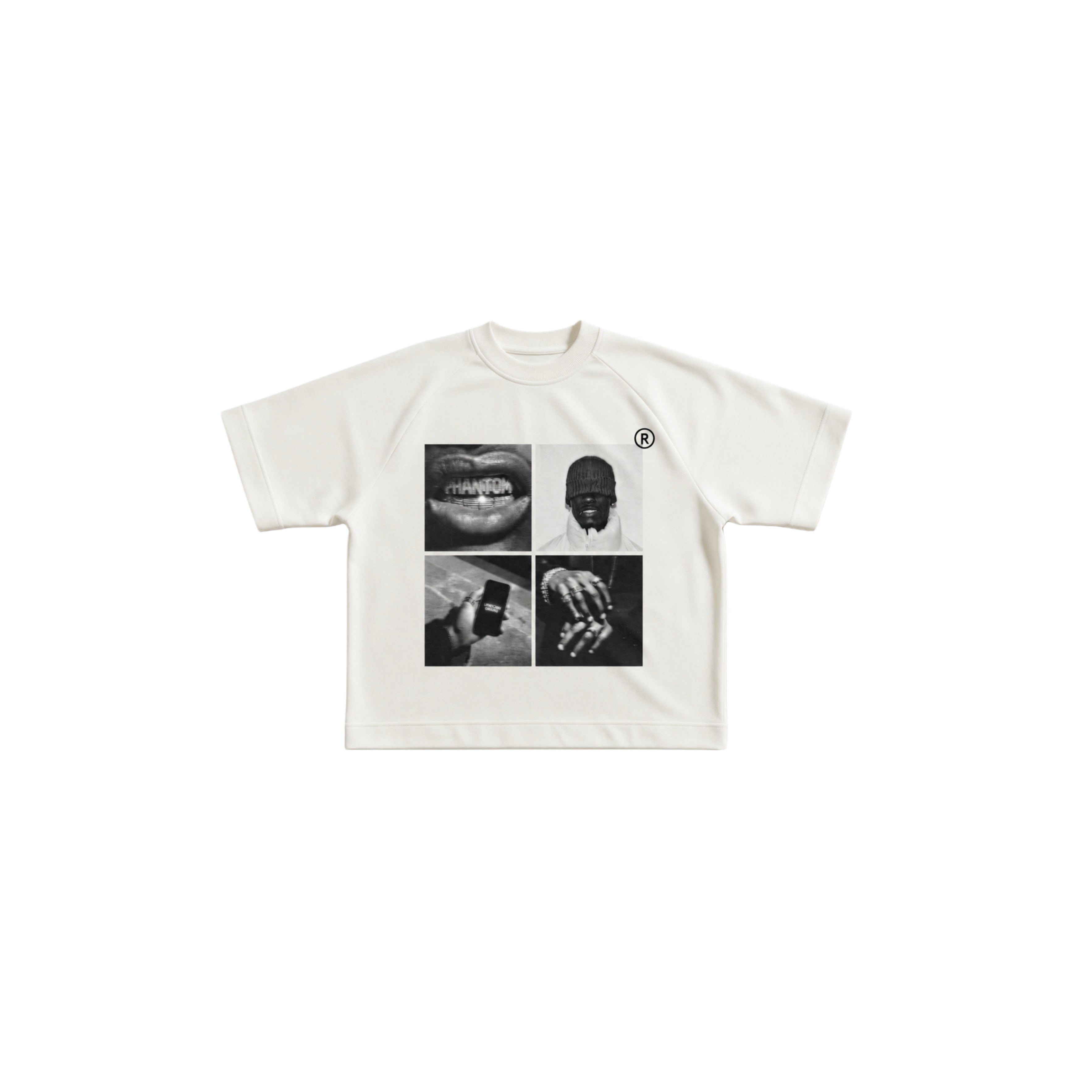 White Block TEE