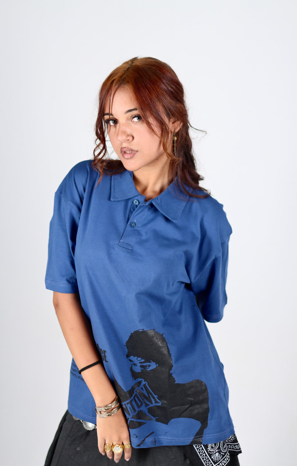 Blue yeat polo