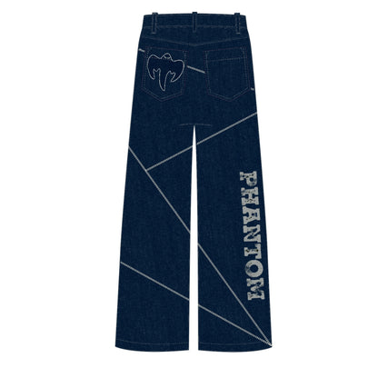 Navy Phantom Geo Denim