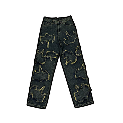 Dirty Green Ghost Denim
