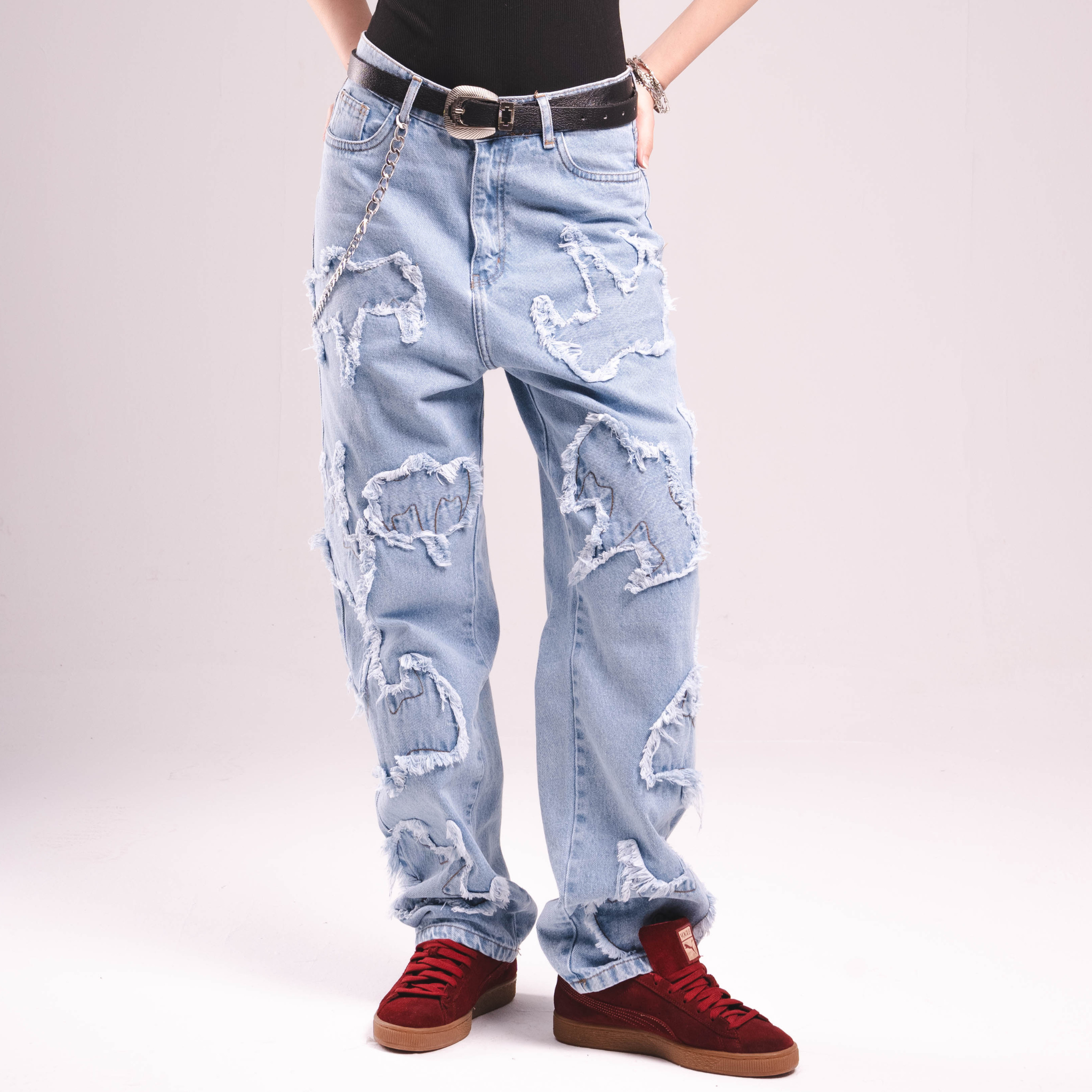 Light Blue Ghost Denim