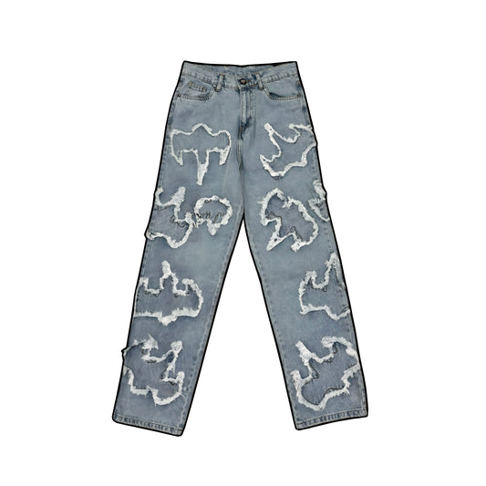 Light Blue Ghost Denim