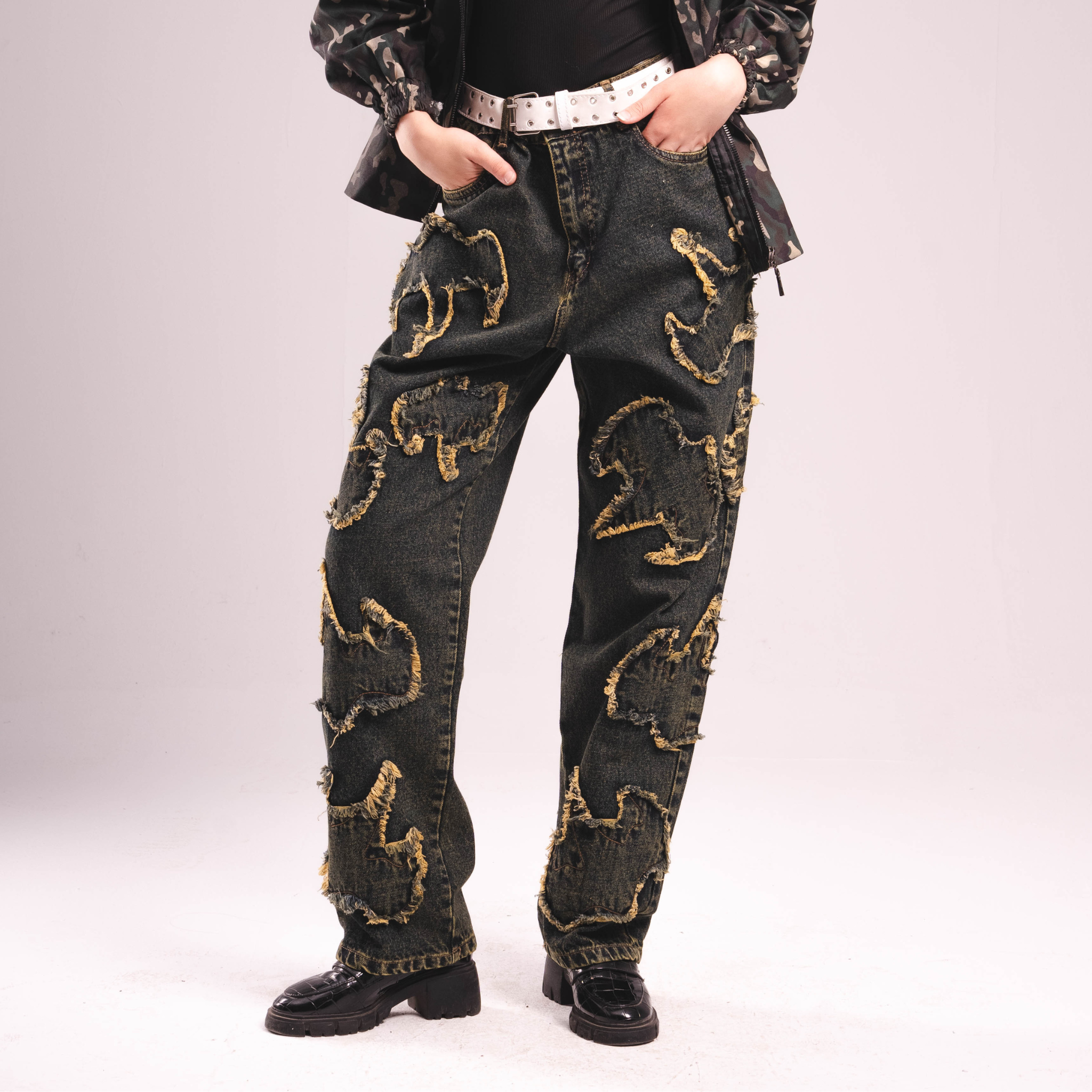 Dirty Green Ghost Denim
