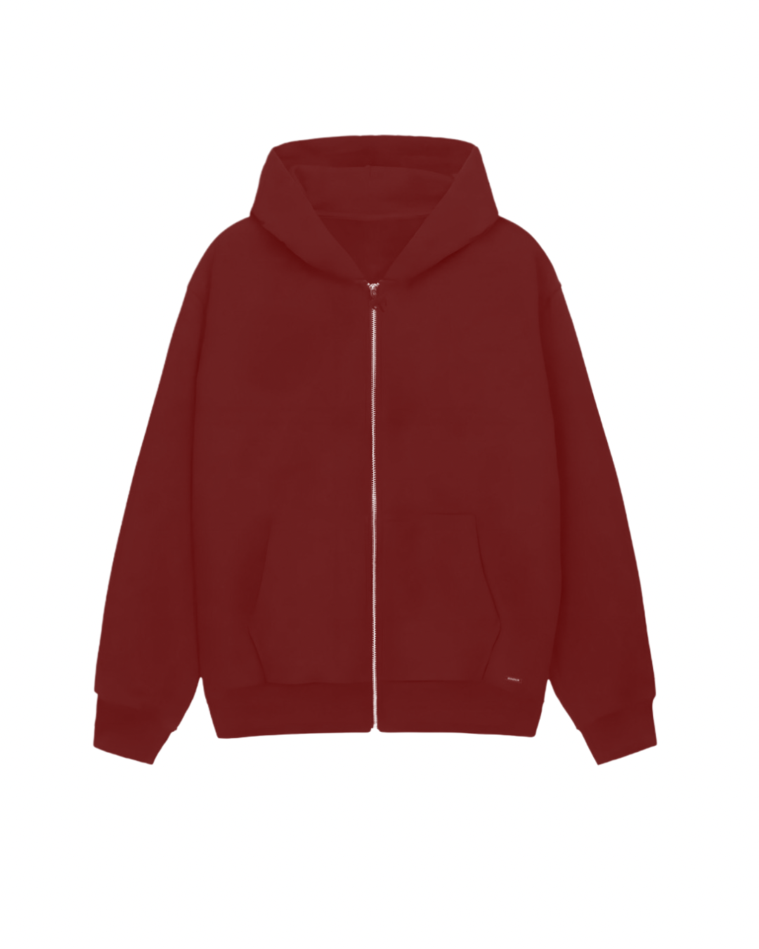Burgundy Zip-Up