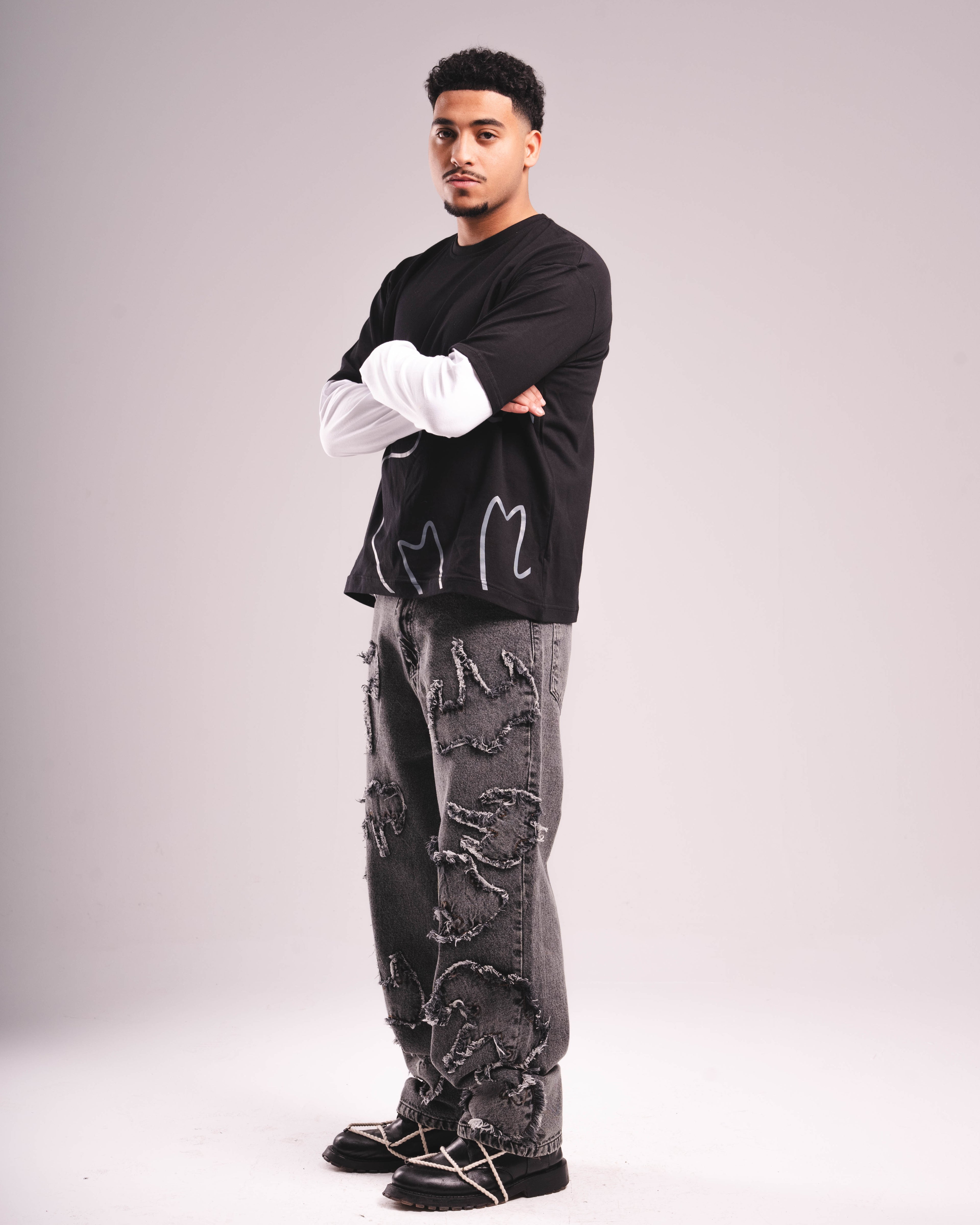 Black Washed Ghost Denim