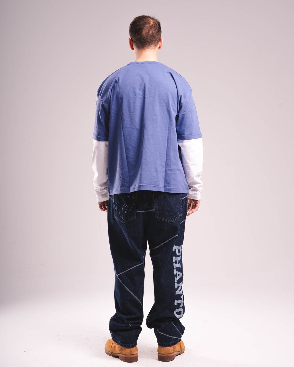 GHOST layer blue tee
