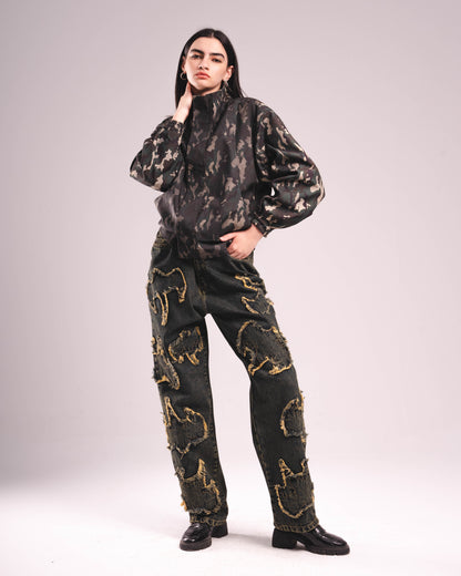 Dirty Green Ghost Denim