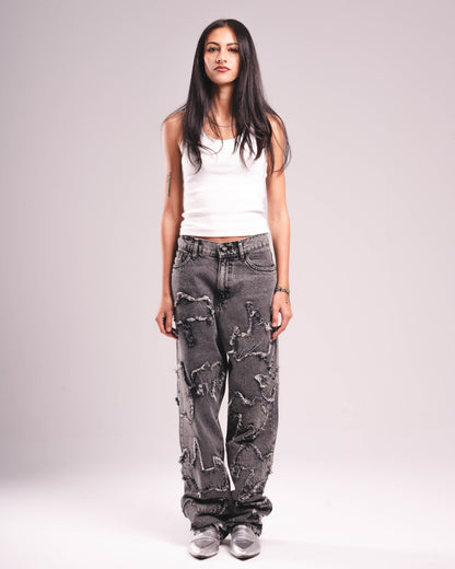 Black Washed Ghost Denim